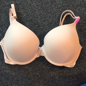 PINK wear everywhere push-up bra nude